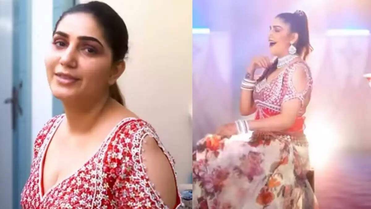 sapna choudhary shared her video without makeup