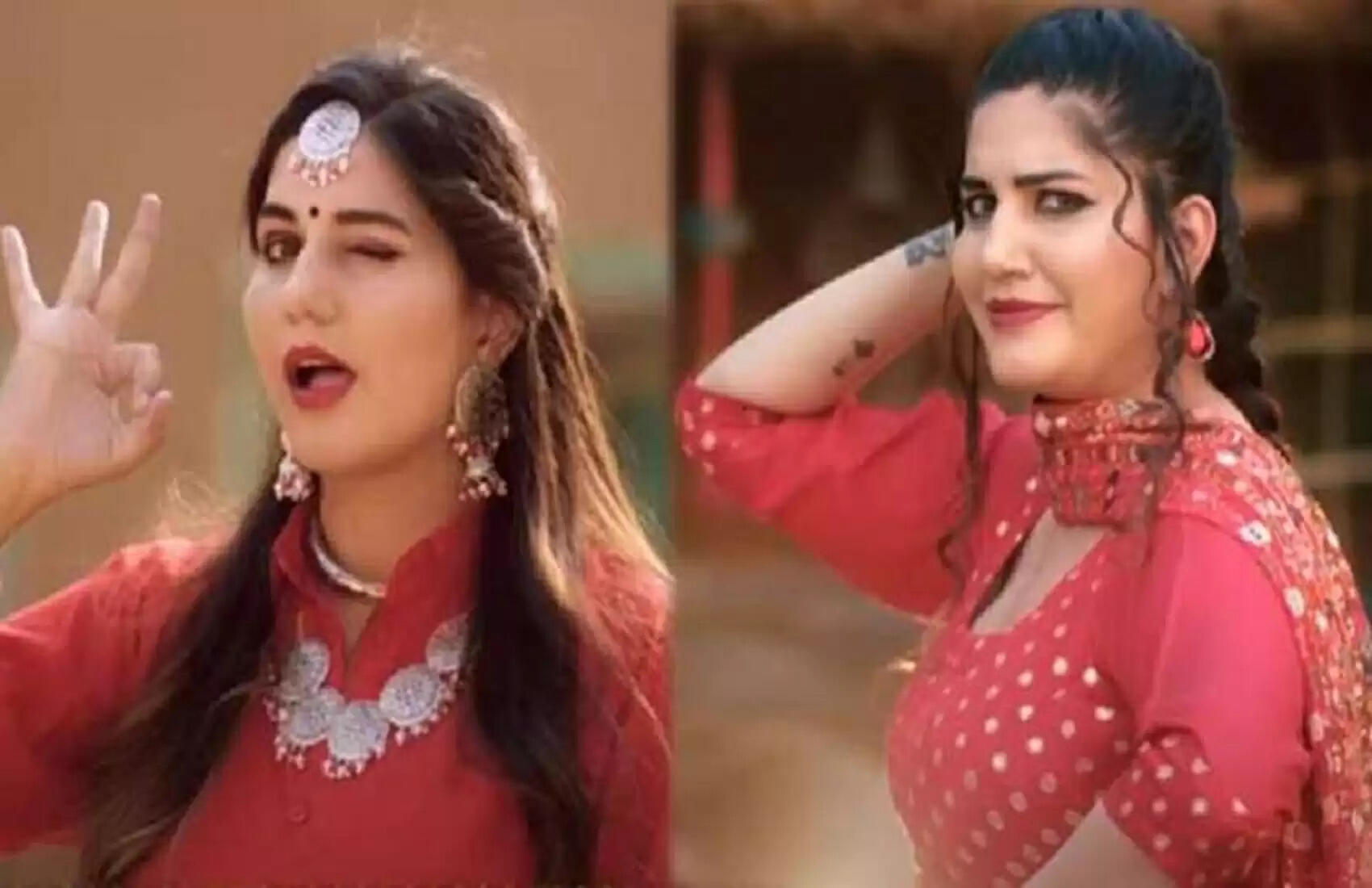 sapna choudhary dance on teri lat lag jagi