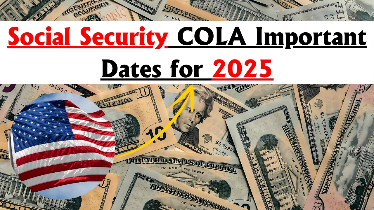 Social Security COLA Important Dates for 2025